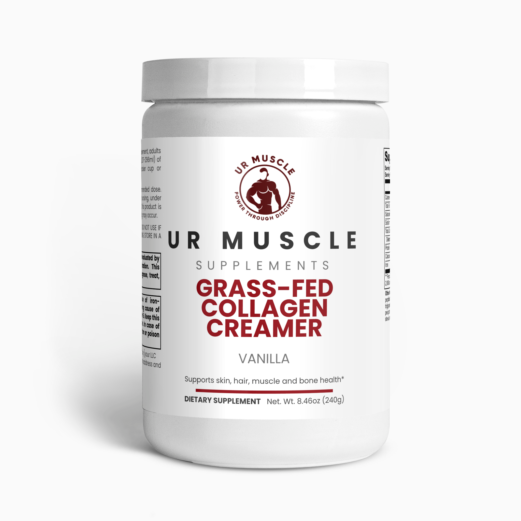 Grass-Fed Collagen Creamer (Vanilla)