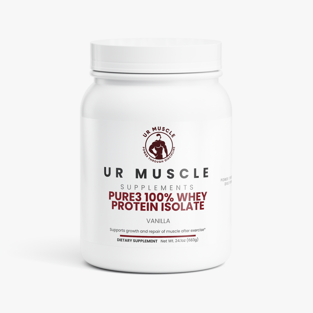 Pure3 100% Whey Protein Isolate (Vanilla)