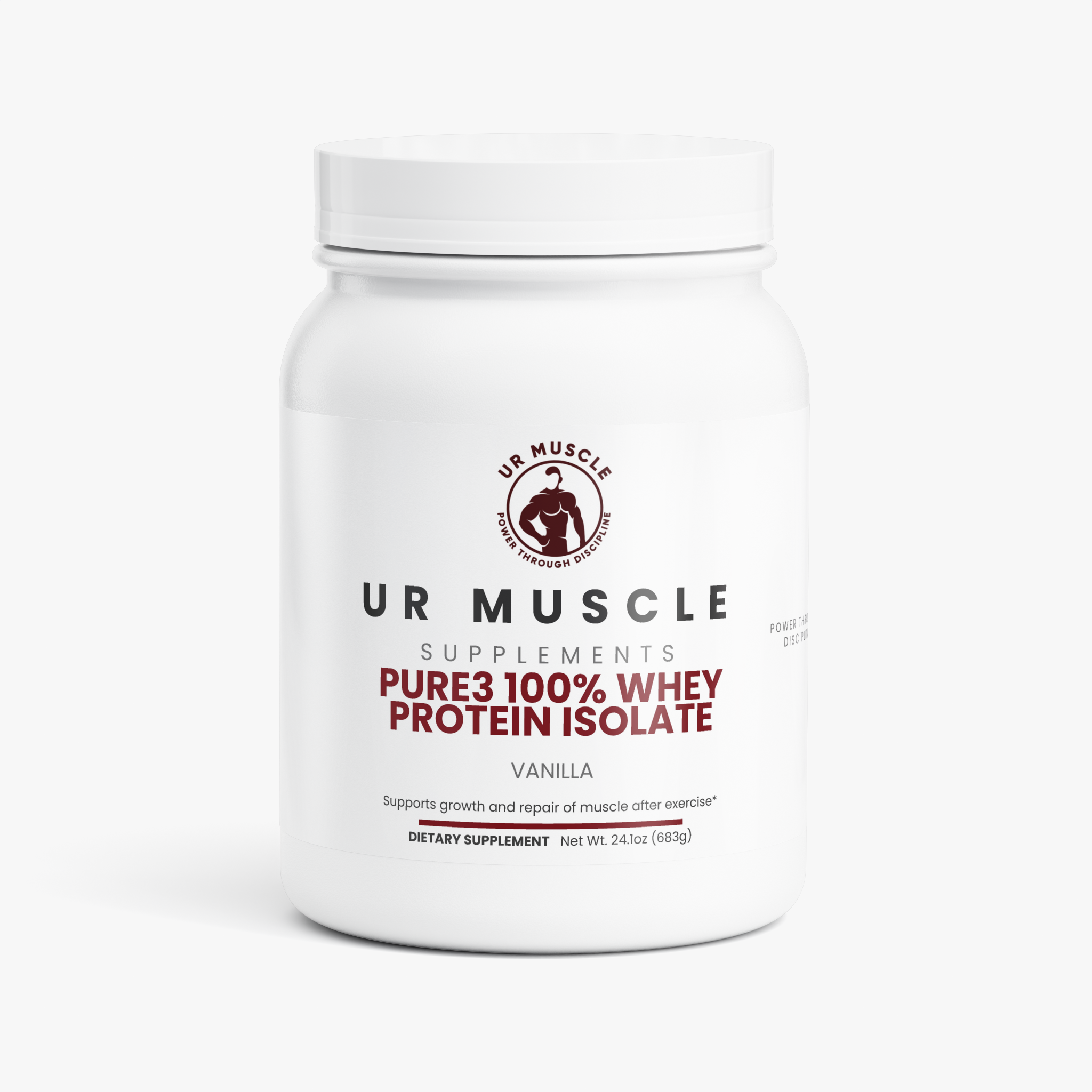 Pure3 100% Whey Protein Isolate (Vanilla)